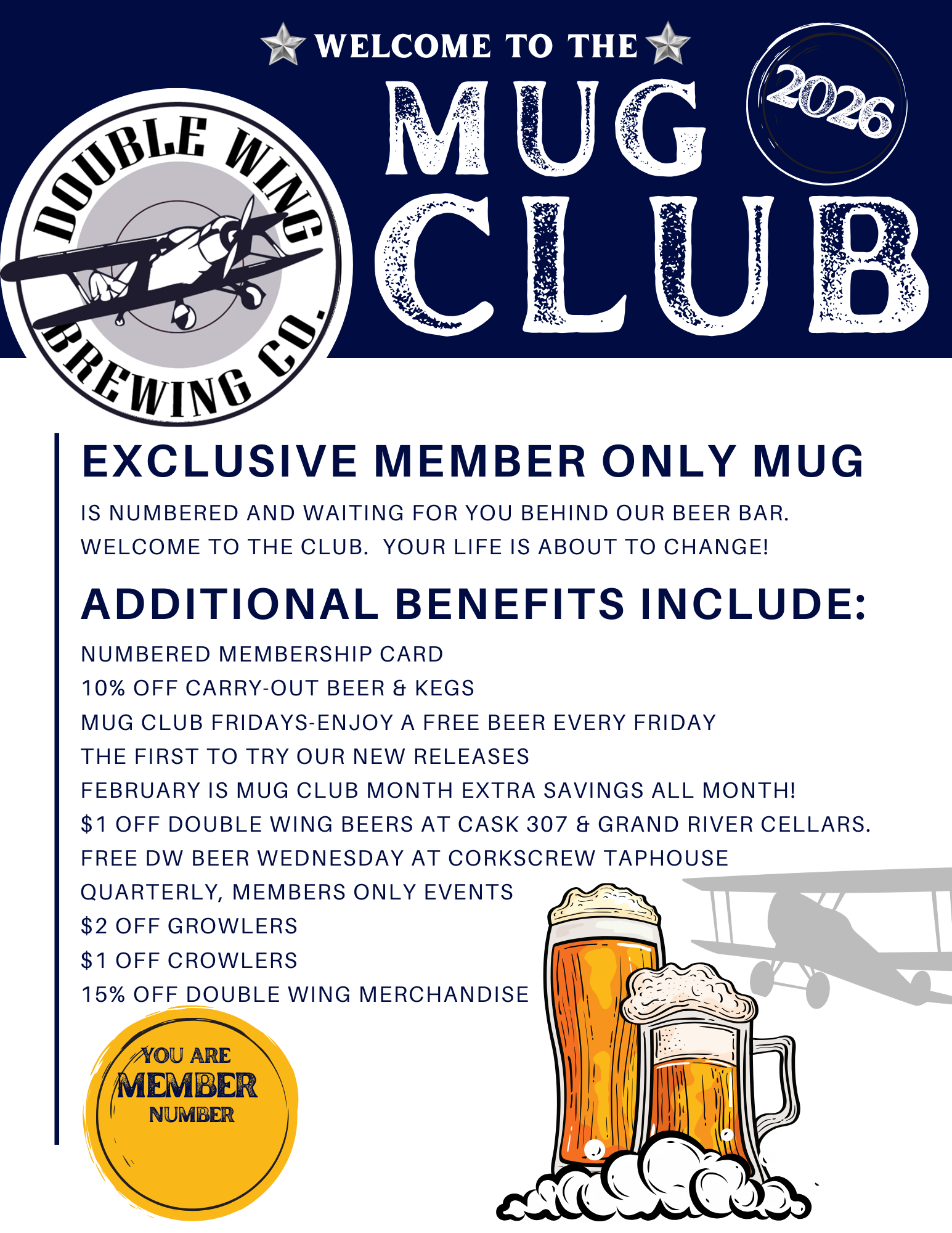 2026 (3) Double Wing Brewing Mug club